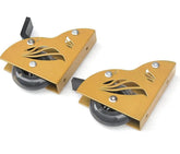 5FT Wooden Ladder Roller Kit Gold