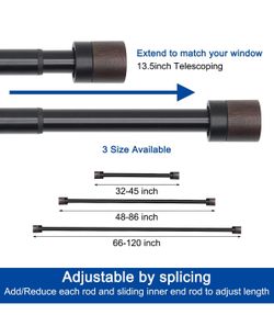 Adjustable Window Curtain Rod