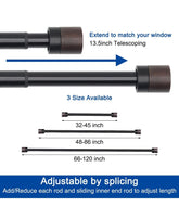 Adjustable Window Curtain Rod