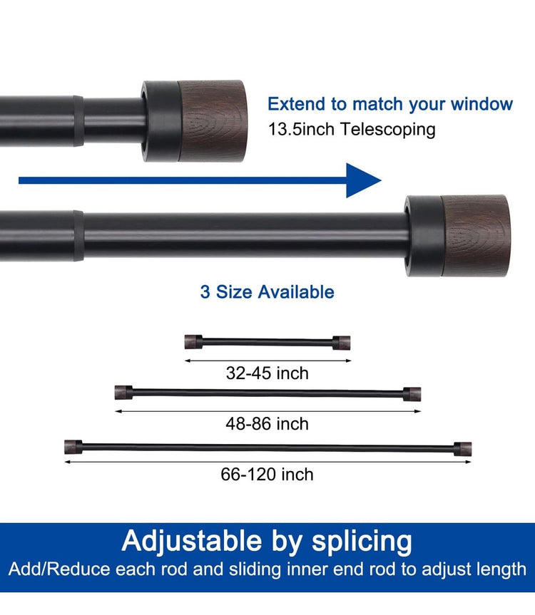Adjustable Window Curtain Rod