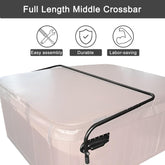 REGMICS Pivot Top Mount Spa Cover Lift with Towel Rack for Hot Tubs