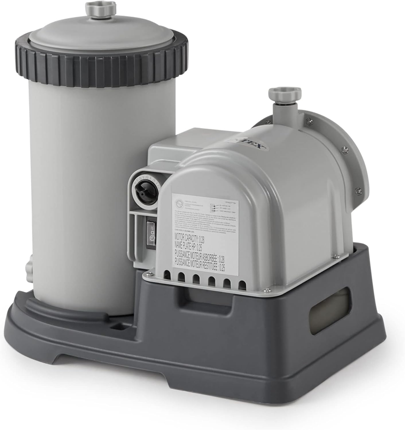 Intex Krystal Clear Cartridge Filter Pump 2500 GPH for Above Ground Pools