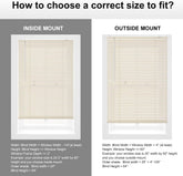 Cordless Aluminum Mini Blind 1" Slat