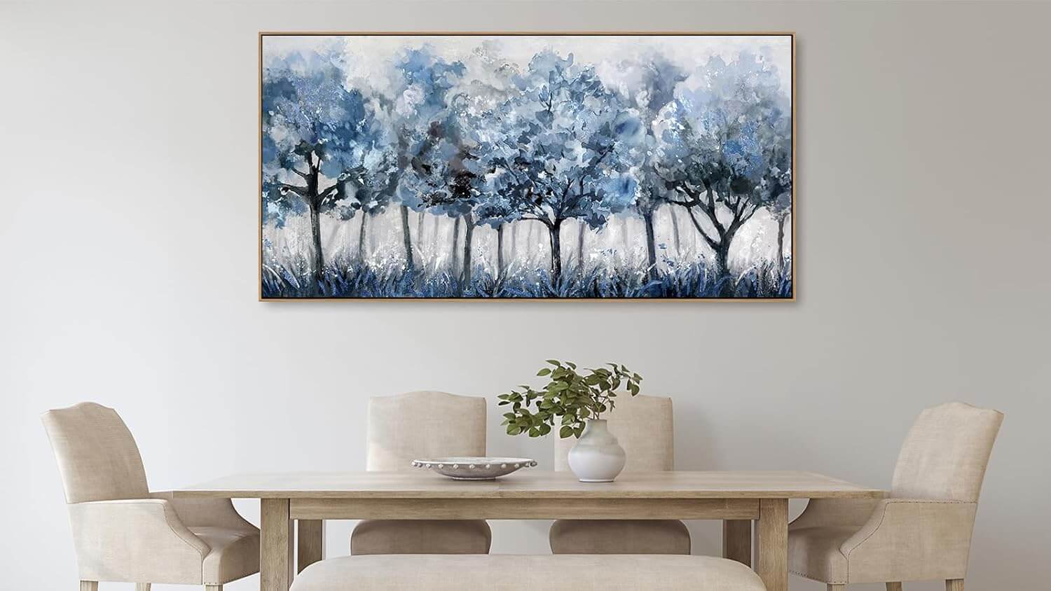 Blue Forest Framed Wall Art