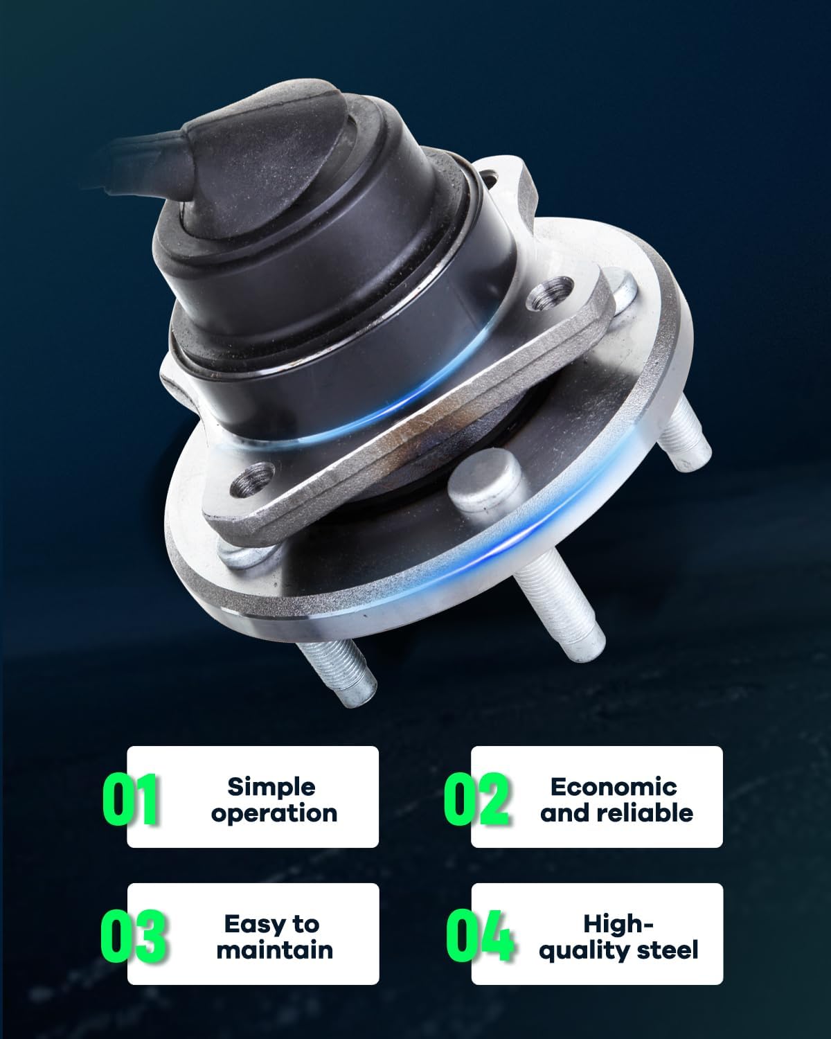 SCITOO 2x Wheel Hub Bearing Assembly