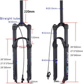 BOLANY Mountain Bike Air Suspension Fork