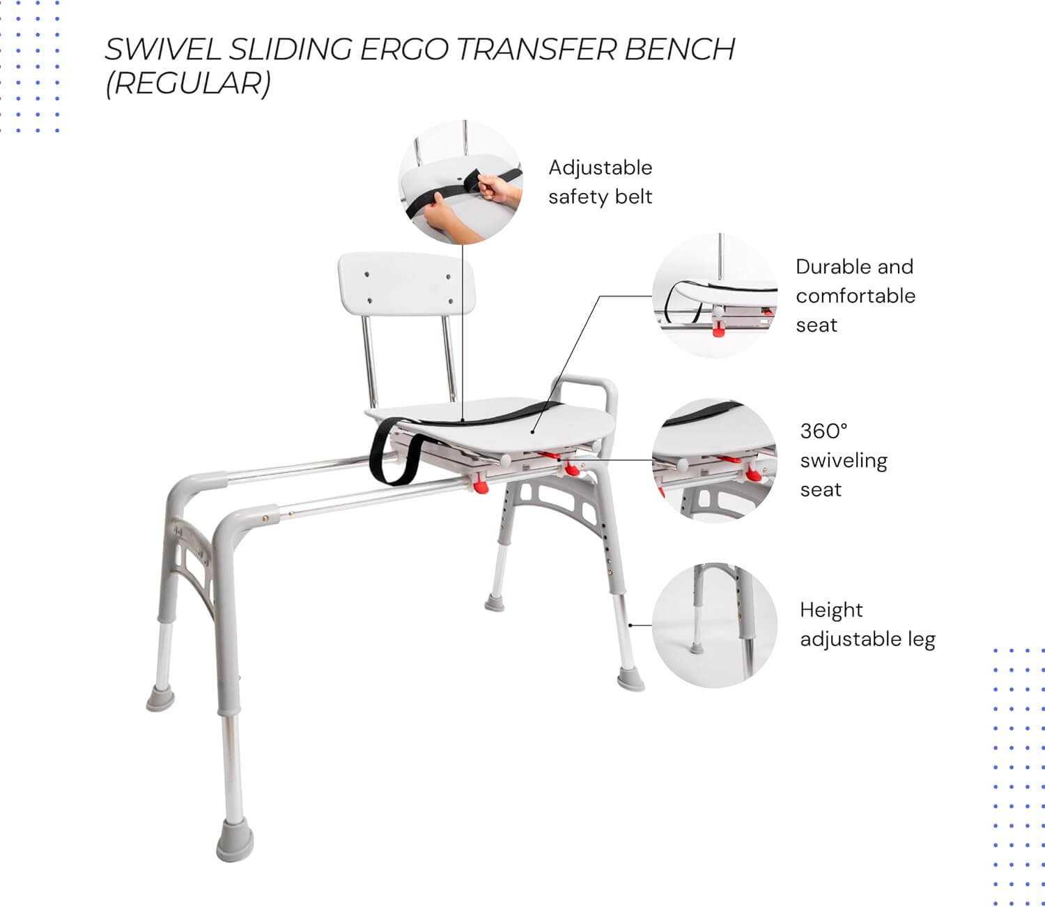 EagleHealthSlidingShowerChair