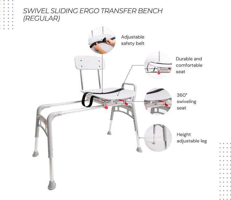 EagleHealthSlidingShowerChair