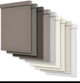 Cordless French Door Roller Shades