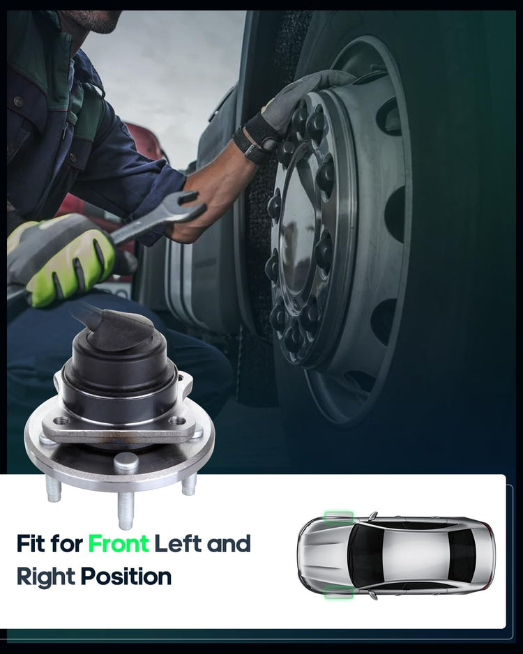 SCITOO 2x Wheel Hub Bearing Assembly