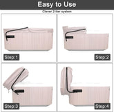 REGMICS Pivot Top Mount Spa Cover Lift with Towel Rack for Hot Tubs