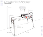 EagleHealthSlidingShowerChair