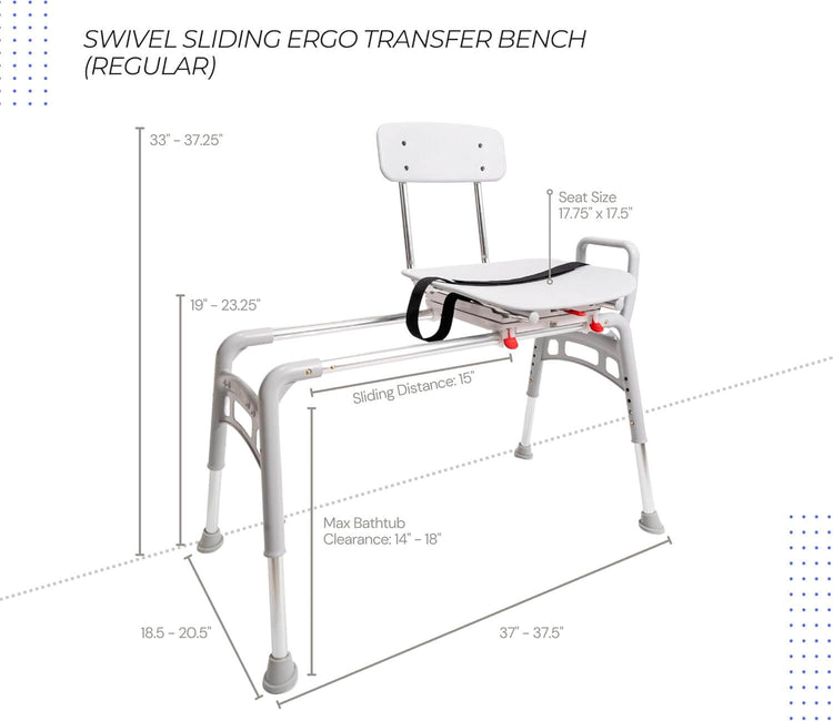 EagleHealthSlidingShowerChair