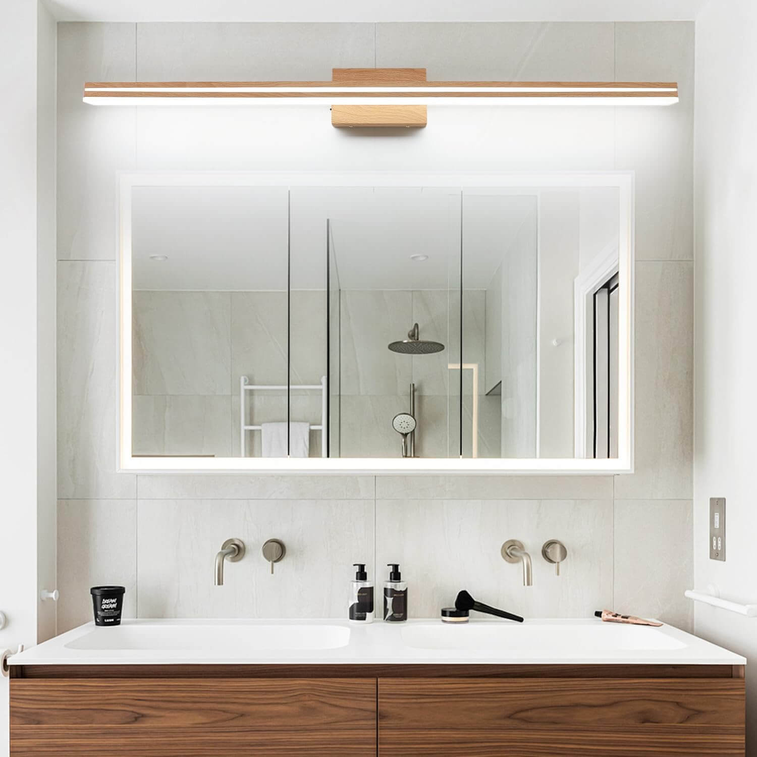 SineRise LED Modern 48-Inch Bathroom Vanity Light