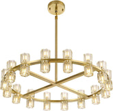 40-Light Gold Chandelier