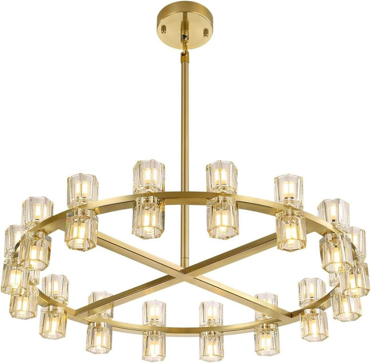 40-Light Gold Chandelier