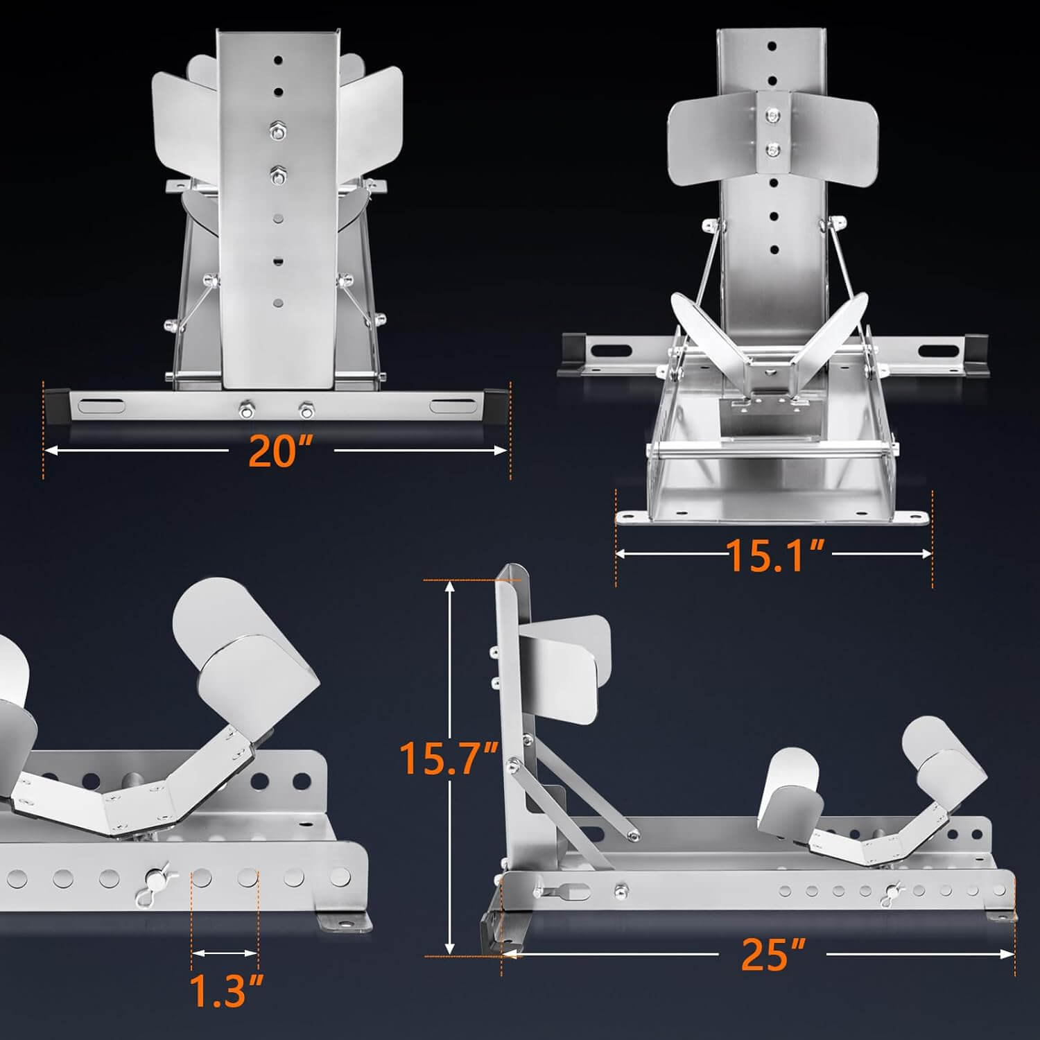 Stainless Steel Motorcycle Wheel Chock
