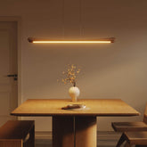 42" Wood Linear Pendant Light