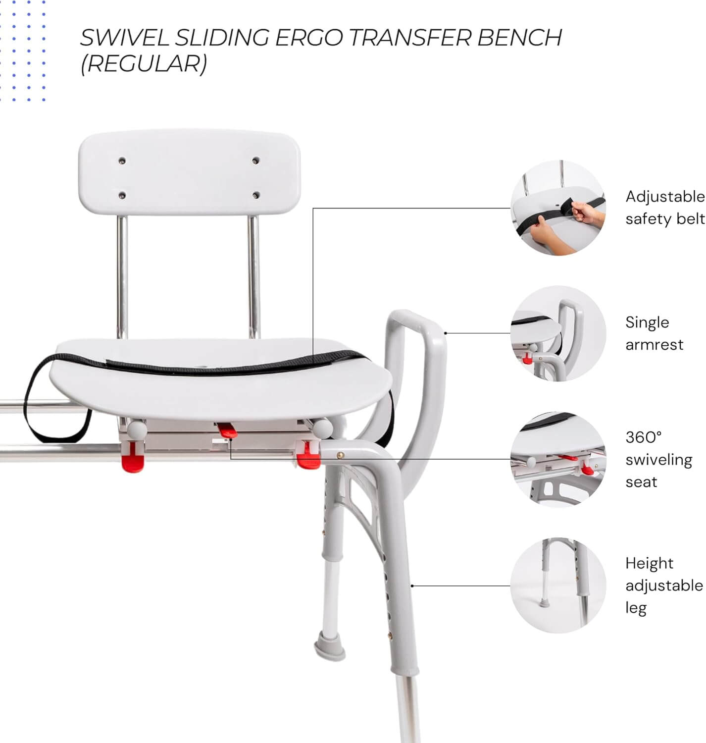 EagleHealthSlidingShowerChair