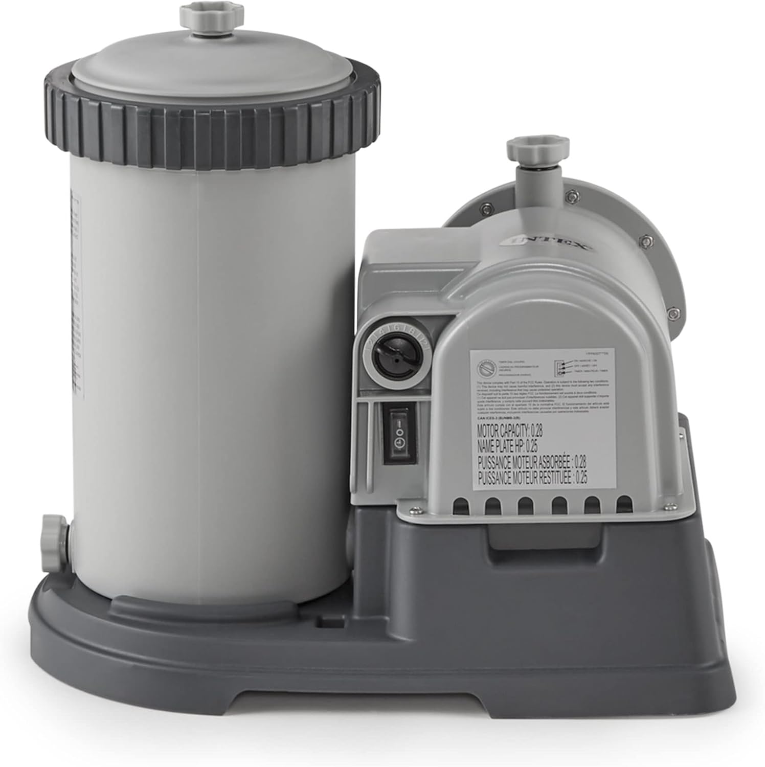 Intex Krystal Clear Cartridge Filter Pump 2500 GPH for Above Ground Pools