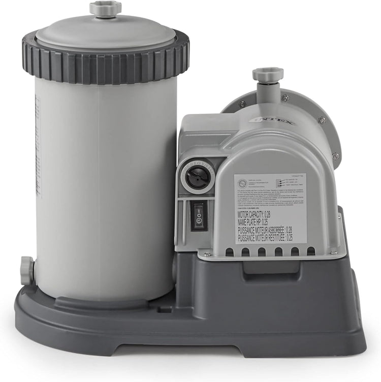 Intex Krystal Clear Cartridge Filter Pump 2500 GPH for Above Ground Pools
