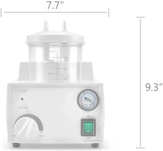 1000ml Portable Veterinary Suction Machine Electric Aspirator Pump