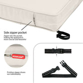 Pcinfuns Outdoor Bench Cushion