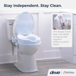 Elevated Toilet Seat Bidet