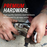 Power Stop SC5293 Rear Brake Kit: Semi-Coated Rotors & Ceramic Pads for Lincoln Town Car