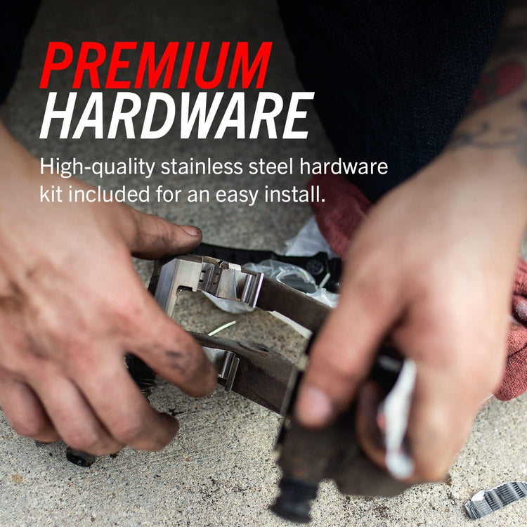 Power Stop SC5293 Rear Brake Kit: Semi-Coated Rotors & Ceramic Pads for Lincoln Town Car