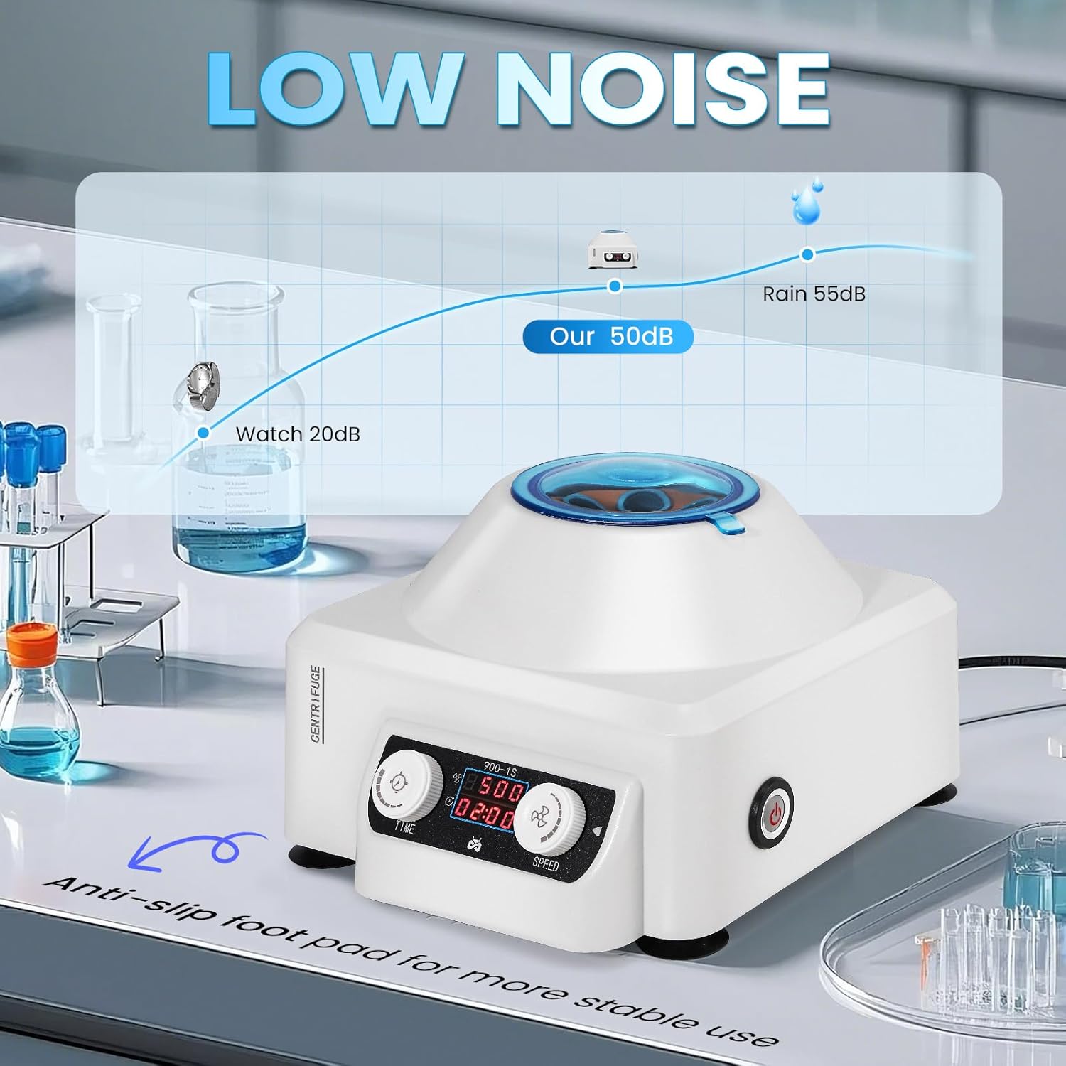 Mxmoonant Digital Desktop Centrifuge: Lab Precision for Plasma Research