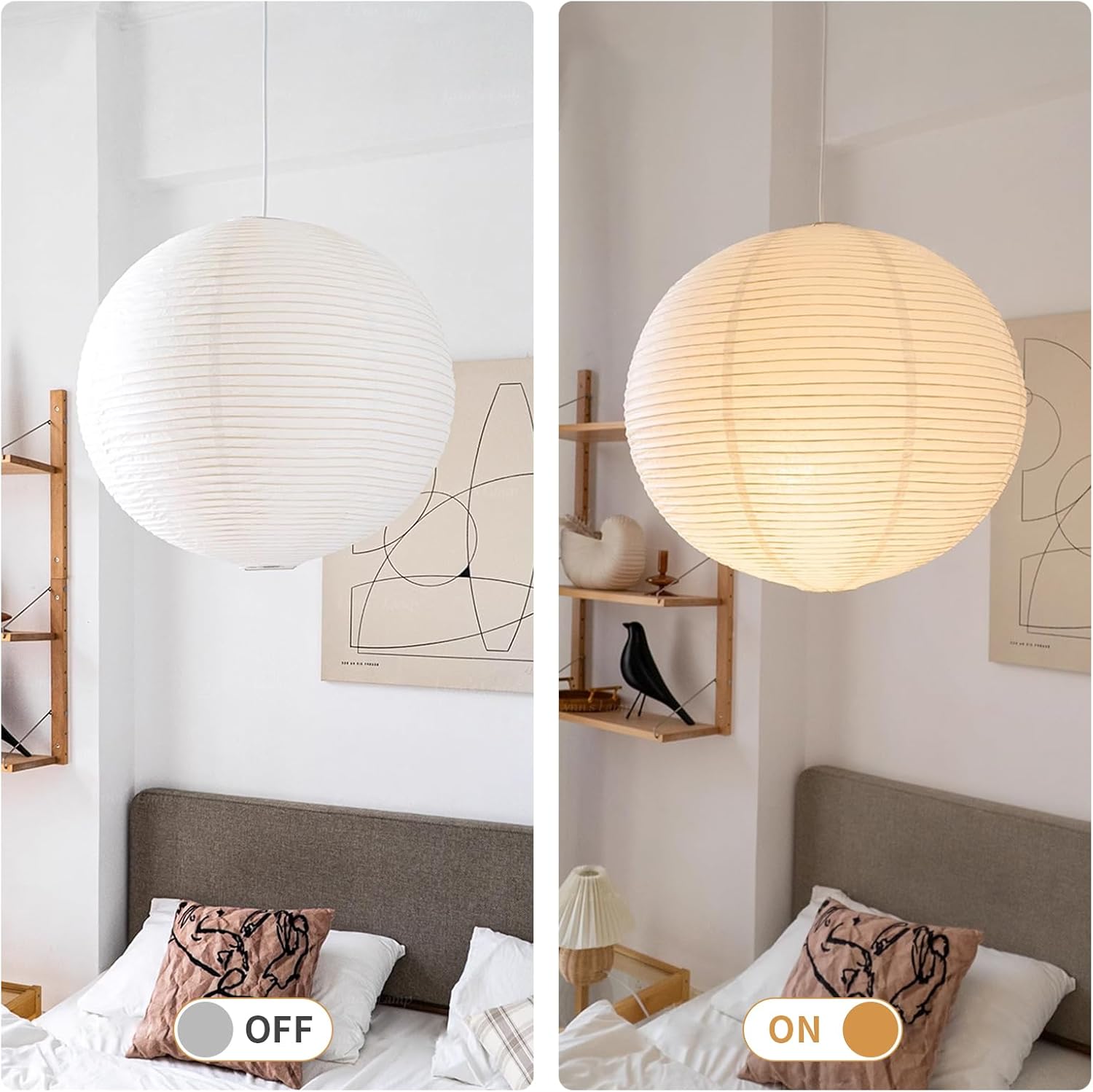 Round White Paper Lantern