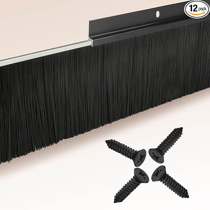 Garage Door Brush Seal 12 Pack