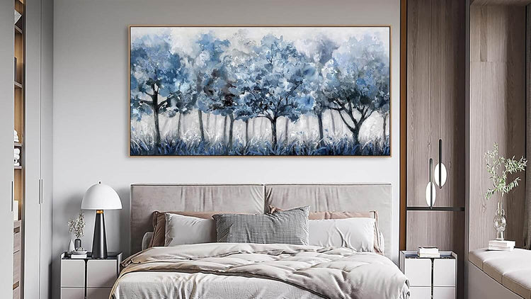 Blue Forest Framed Wall Art