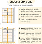 Cordless Vinyl Mini L Blinds