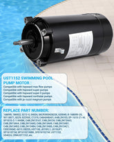 Powerful 1.5 HP Pool Pump Motor and Seal Kit for Hayward Pumps