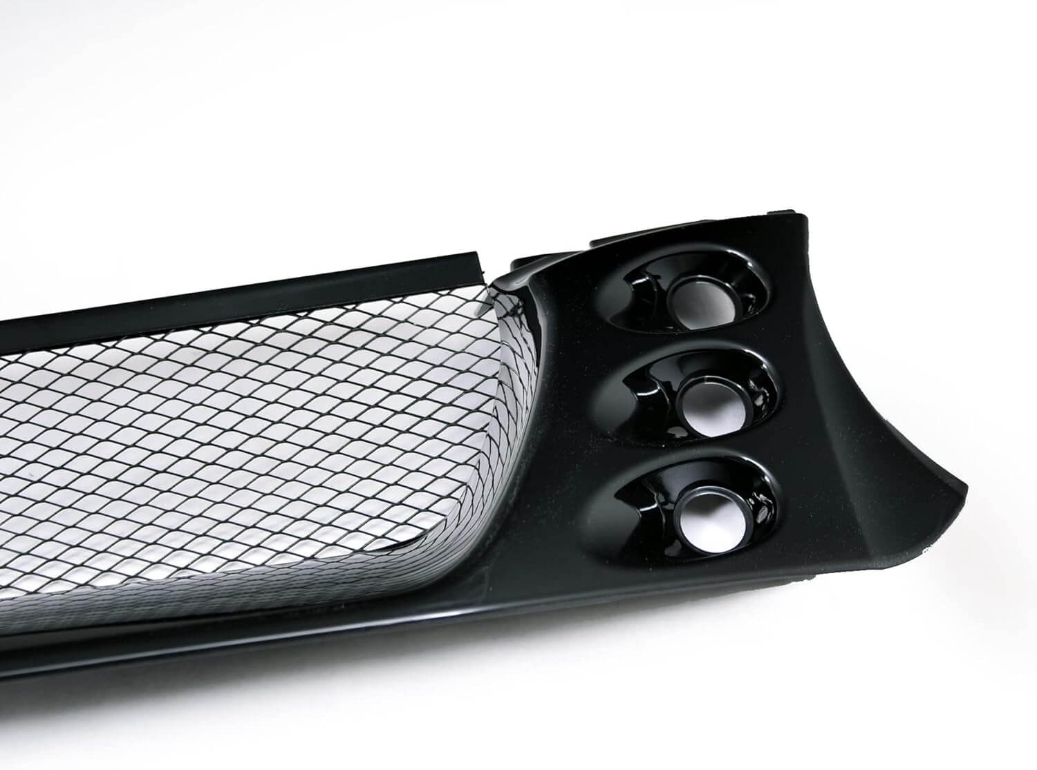 Piano Black Aluminum Mesh Grille