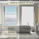 Cordless Vinyl Mini L Blinds