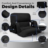 Wide Stadium Seat Recliner