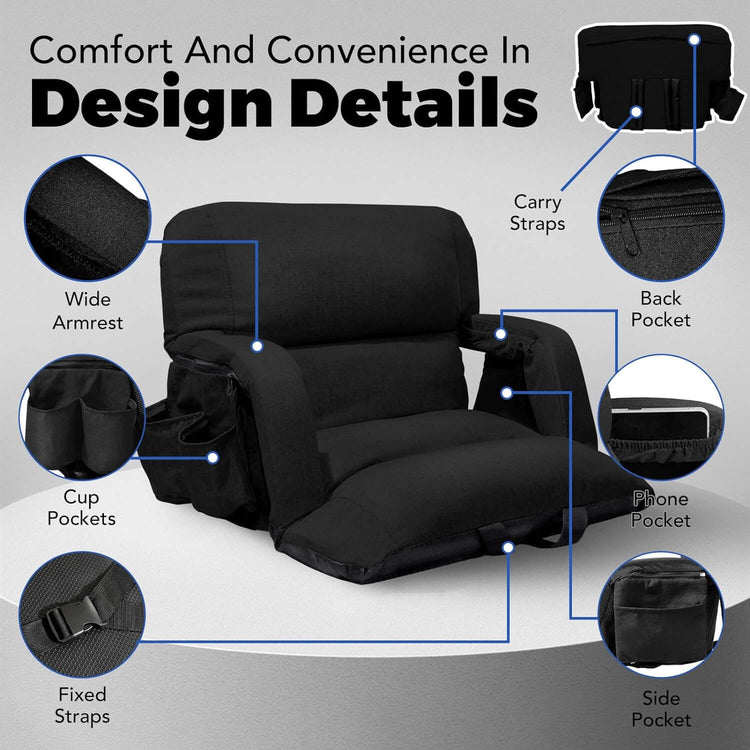 Wide Stadium Seat Recliner