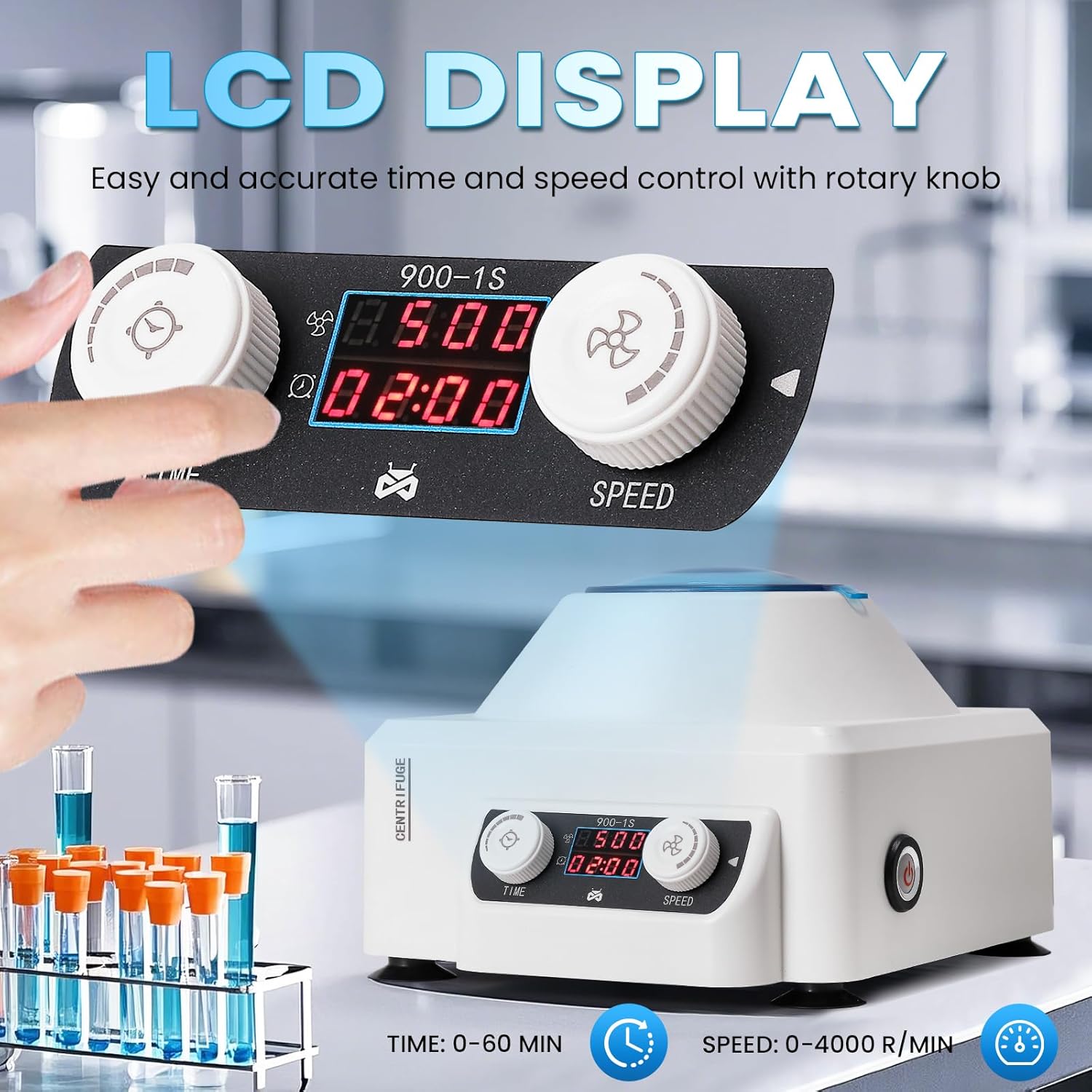 Mxmoonant Digital Desktop Centrifuge: Lab Precision for Plasma Research