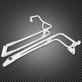 Chrome Saddlebag Guard Mounts for Harley Touring Models 2014-2023