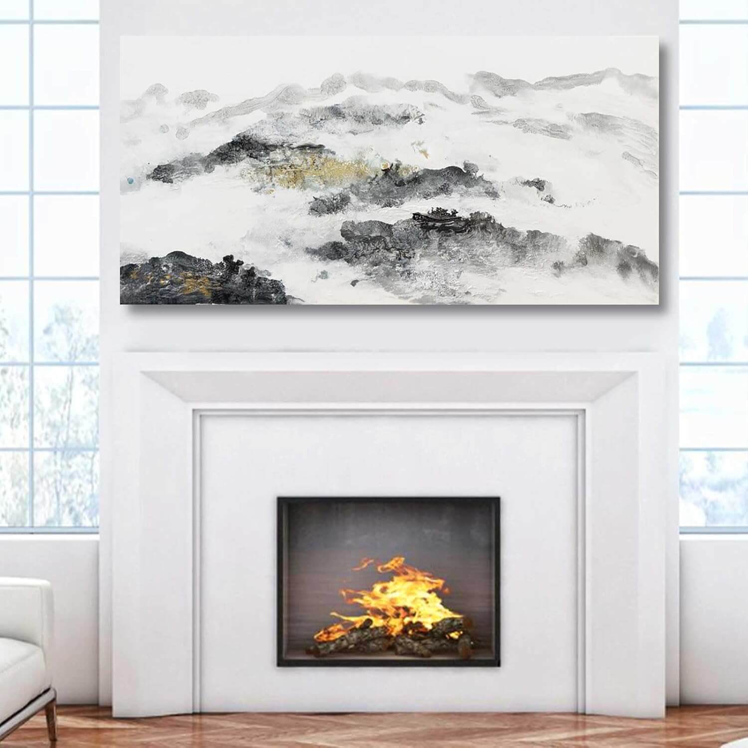 Mountain Abstract Wall Art