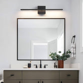Black 24-Inch Dimmable LED Bathroom Vanity Lighting