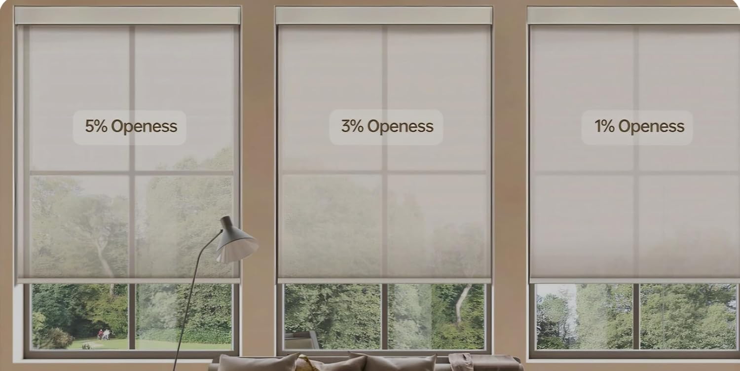 Cordless French Door Roller Shades