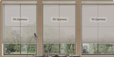 Cordless French Door Roller Shades