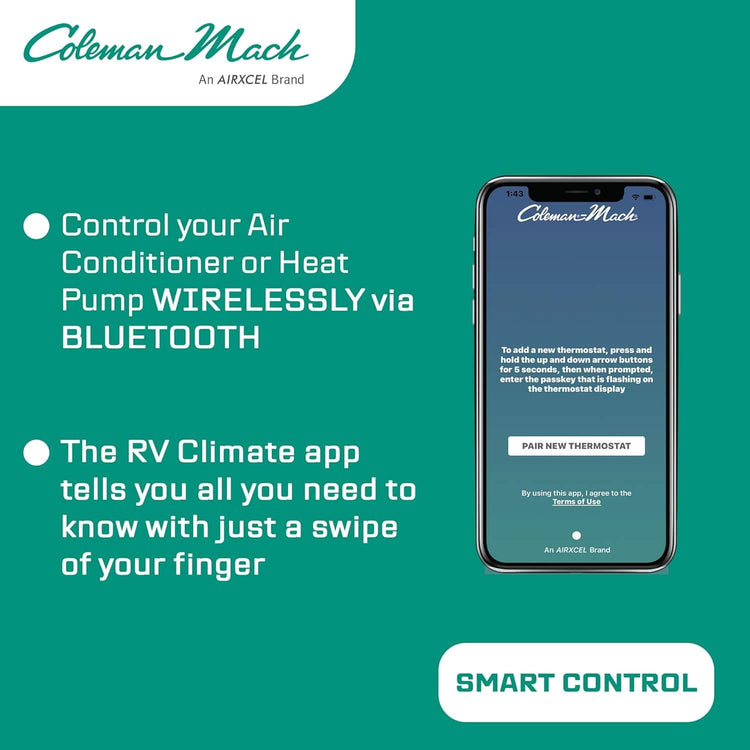 Coleman Mach RV Bluetooth Heat Ready AC