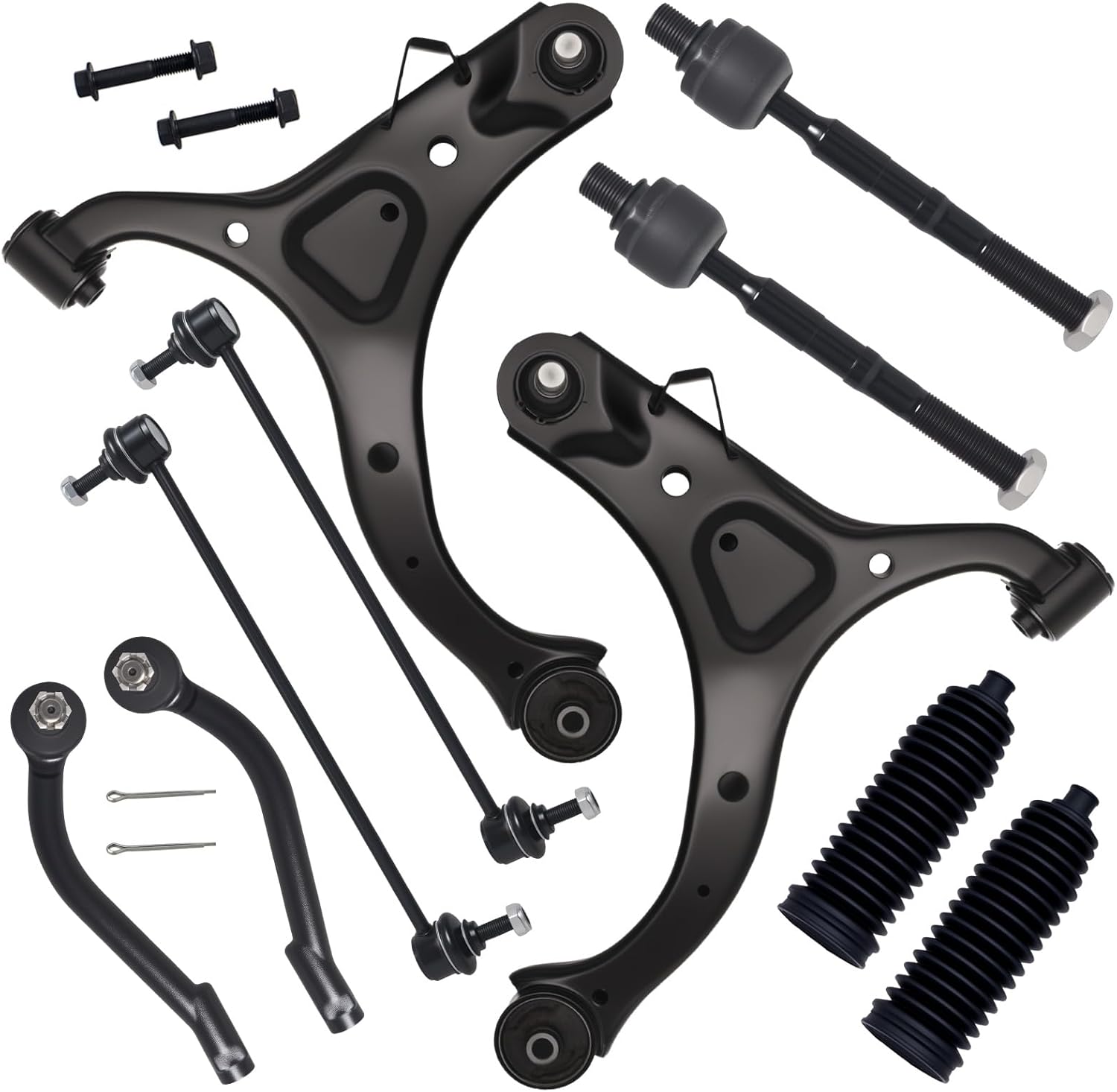 AUQDD 10-Piece Front End Kit: Hyundai Santa Fe 2007-2012, Kia Sorento 2011-2013