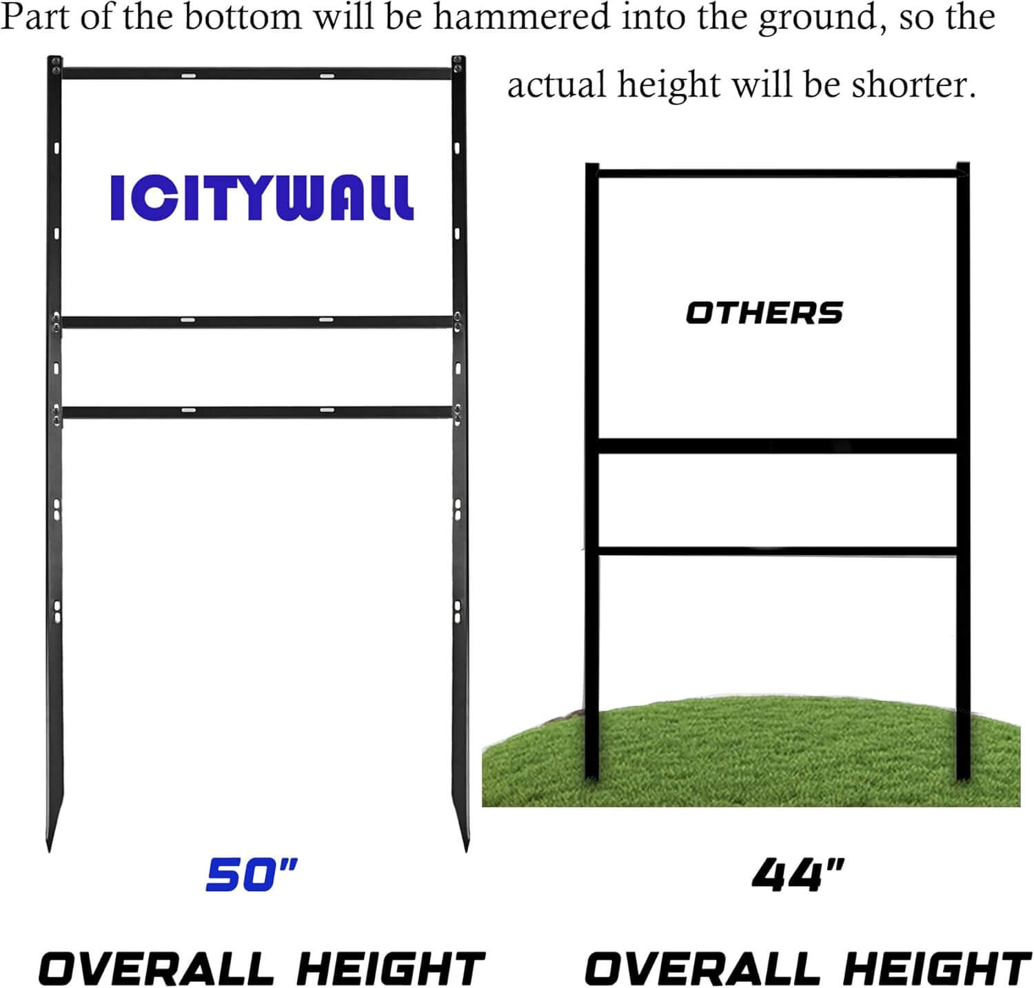 Adjustable H Frame Real Estate Yard Sign