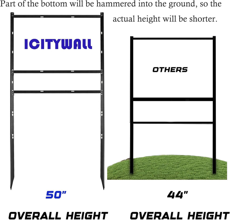 Adjustable H Frame Real Estate Yard Sign